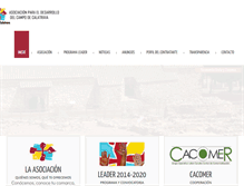 Tablet Screenshot of campodecalatrava.com